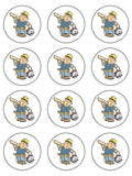 Carpenter Edible Icing Cake Topper 02