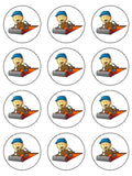 Carpet Fitter Edible Icing Cake Topper 01