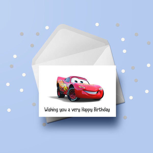 Lightning McQueen
 Birthday Card 01