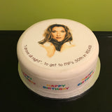 Celine Dion Edible Icing Cake Topper 01