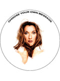 Celine Dion Edible Icing Cake Topper 01