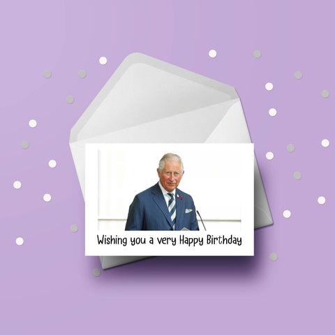 King Charles Birthday Card 02
