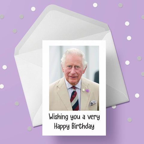 King Charles Birthday Card 05