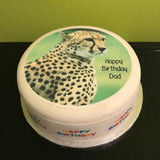 Cheetah Edible Icing Cake Topper 01