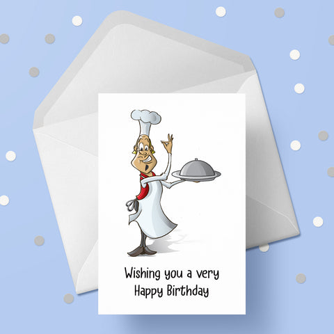 Chef / Cook 03 Birthday Card