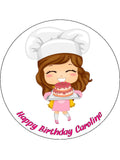 Chef Edible Icing Cake Topper 05