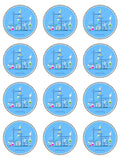 Chemistry Science Edible Icing Cake Topper