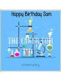 Chemistry Science Edible Icing Cake Topper