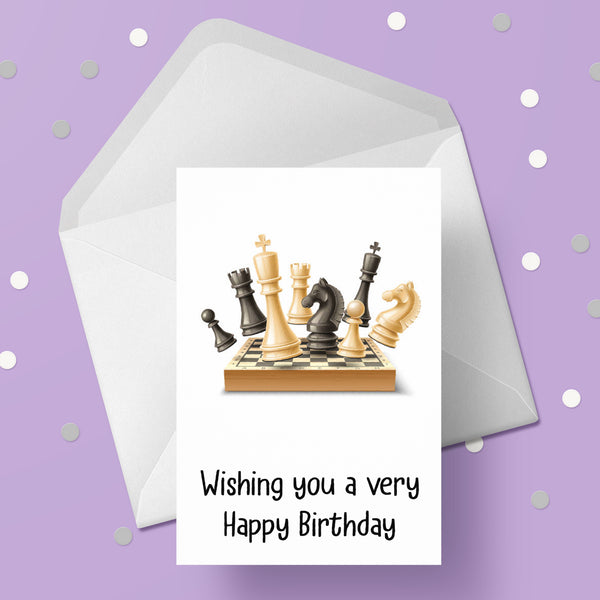 Chess Birthday Card 01