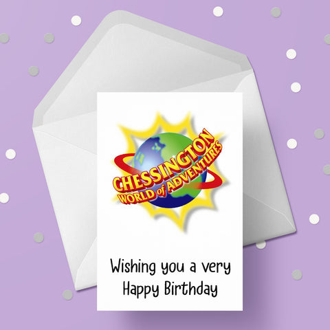 Chessington Birthday Card