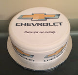 Chevrolet Logo Edible Icing Cake Topper