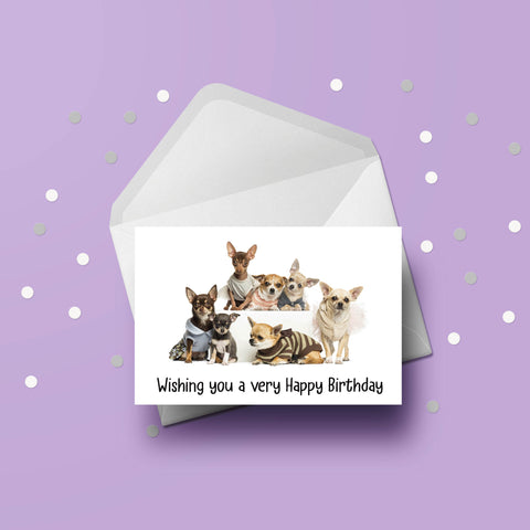 Chihuahua 01 Birthday Card