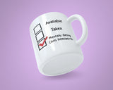 Chris Hemsworth Mug - Funny mentally dating ...