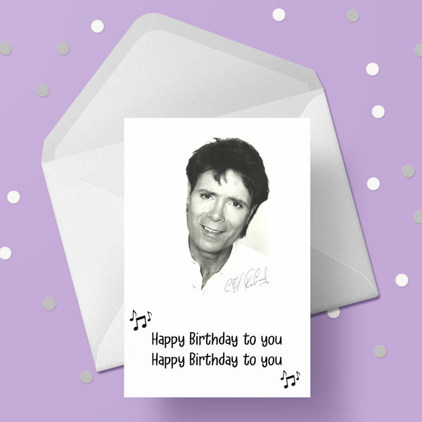 Cliff Richard Birthday Card 02