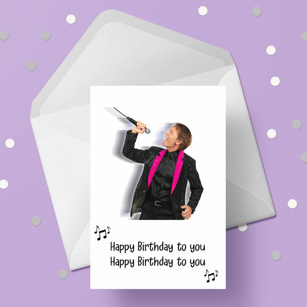 Cliff Richard Birthday Card 06