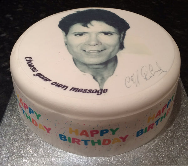 Cliff Richard Edible Icing Cake Topper 02