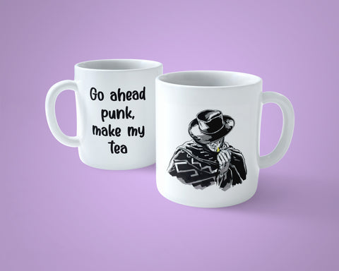 Clint Eastwood Mug - Funny "Go ahead punk ....."