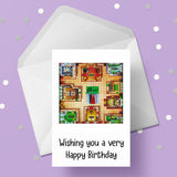 Cluedo Birthday Card