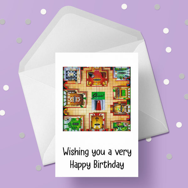Cluedo Birthday Card