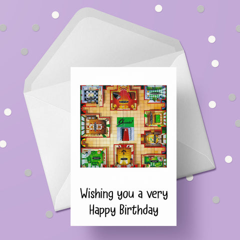 Cluedo Birthday Card