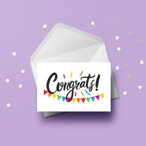 Congratulations 01 Card