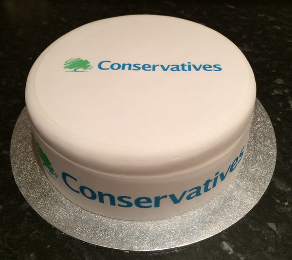 Conservative Party Edible Icing Cake Topper 01