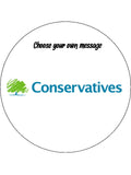 Conservative Party Edible Icing Cake Topper 01