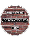Coronation Street Edible Icing Cake Topper