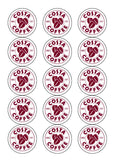 Costa Coffee Logo Edible Icing Cake Topper or Ribbon