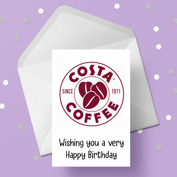 Costa Coffee Logo Card