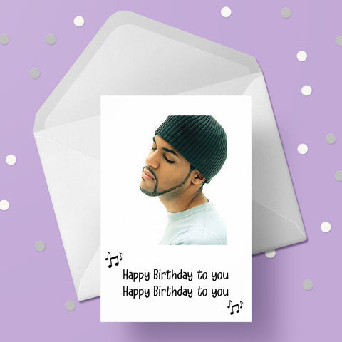 Craig David 03 Birthday Card