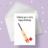 Cricket Birthday Card