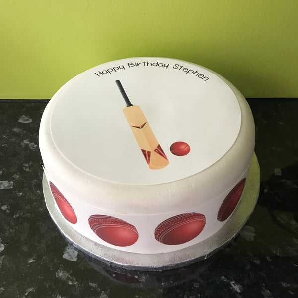 Cricket Edible Icing Cake Topper