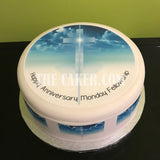 The Cross 03 Edible Icing Cake Topper