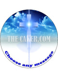 The Cross 03 Edible Icing Cake Topper