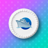 Cruise Ship Edible Icing Cake topper 02