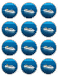 Cruise Ship Edible Icing Cake  01