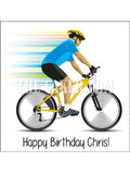 Bicycle 02 Edible Icing Cake Topper or Ribbon