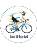 Bicycle Edible Icing Cake Topper 03