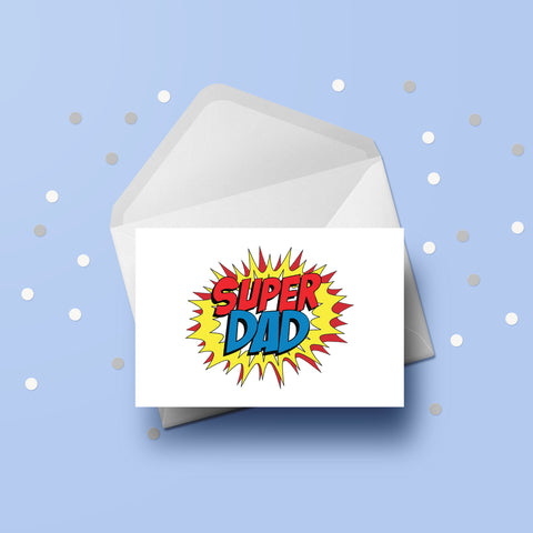 Birthday Card for Dad 07 - Super Dad