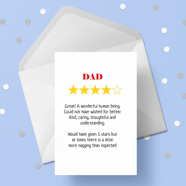 Dad Birthday Card 23 - Funny review