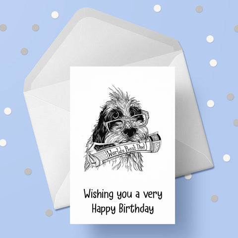 Birthday Card for Dog Dad