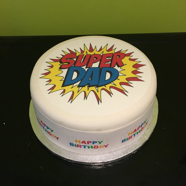 Dad Edible Icing Cake Topper 07