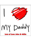 Dad Edible Icing Cake Topper or Ribbon 08