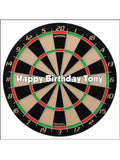 Dartboard Dart Board Darts 01 Edible Icing Cake Topper or Ribbon