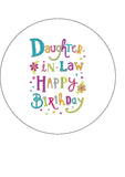 Daughter in Law Edible Icing Cake Topper 02