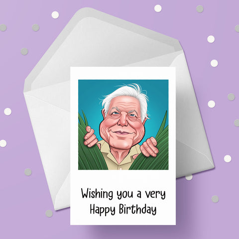 David Attenborough Birthday Card