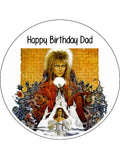 Labyrinth Edible Icing Cake Topper 01