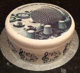 Music Decks DJ Edible Icing Cake Topper 01