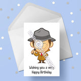 Police Detective Birthday Card - Private Investigator